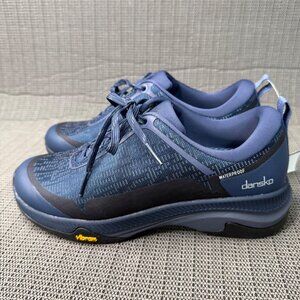 Dansko Womens Size 6 eu 36 Makayla Navy Waterproof Outdoor Sneakers